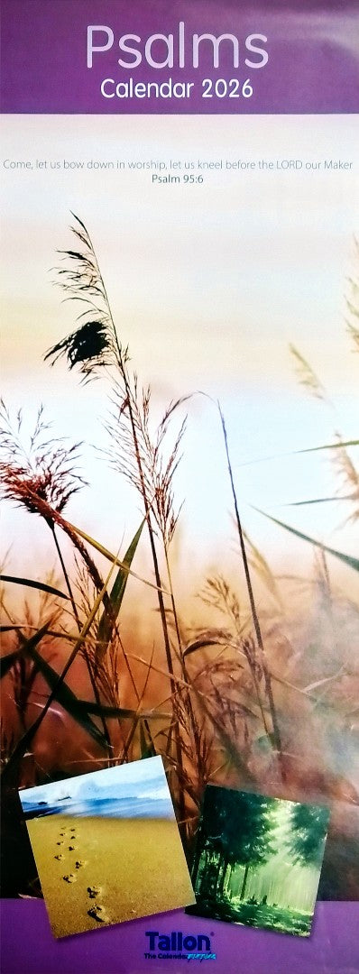 2026 Wall Calendar Psalms (Purple)
