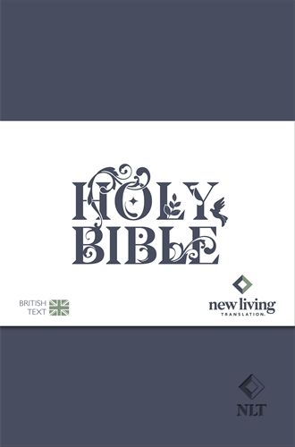 NLT Holy Bible, British Text Version In Blue Soft Tone