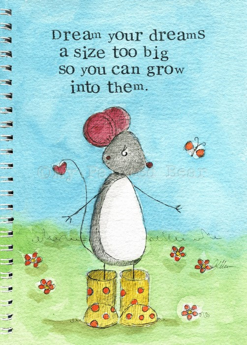 Spiral Notebook Journal 50 Pages Dream Your Dreams