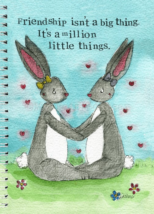 Spiral Notebook Journal 50 Pages Friendship