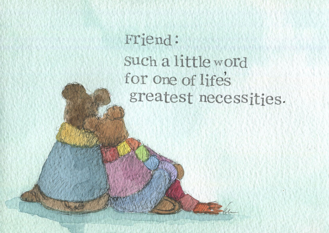 Friendship Encouragement Single Print Such A Little Word