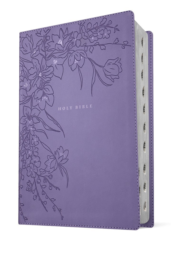 NLT Giant Print Bible, Filament Enabled, Lavender, Indexed - Re-vived