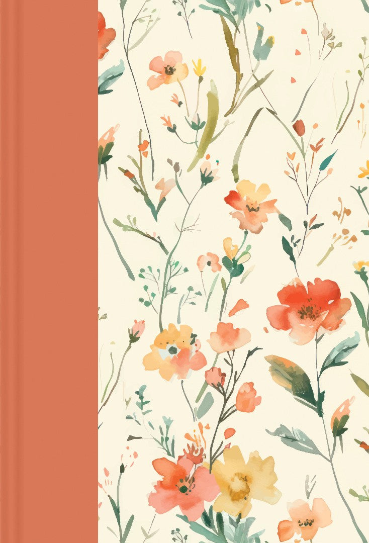 NLT Large Print Slimline Reference Bible, Peach Meadows - Re-vived