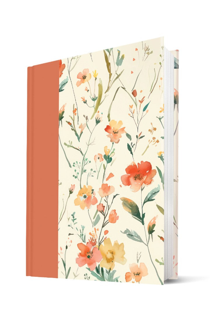 NLT Large Print Slimline Reference Bible, Peach Meadows - Re-vived