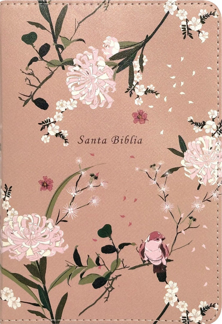 Biblia Compacta NTV De Zíper, Con Filament, Jardín Coral - Re-vived