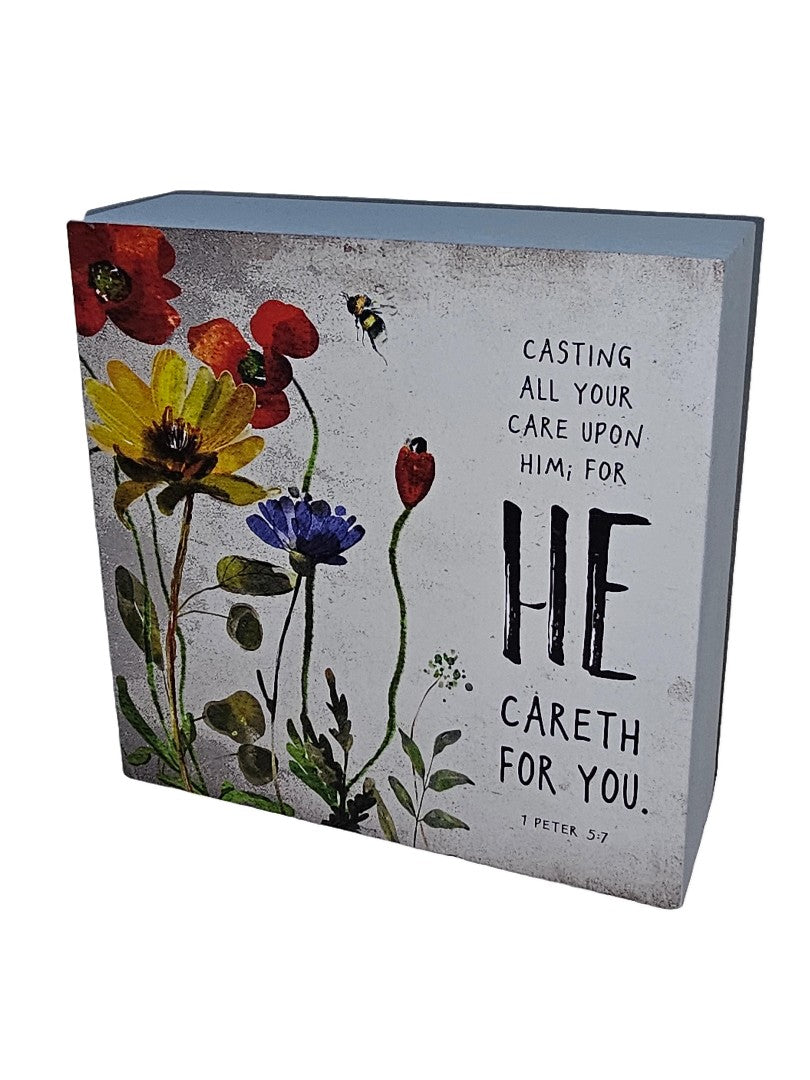 Casting All Your Care Upon Him - Poppy And Buttercup - Re-vived