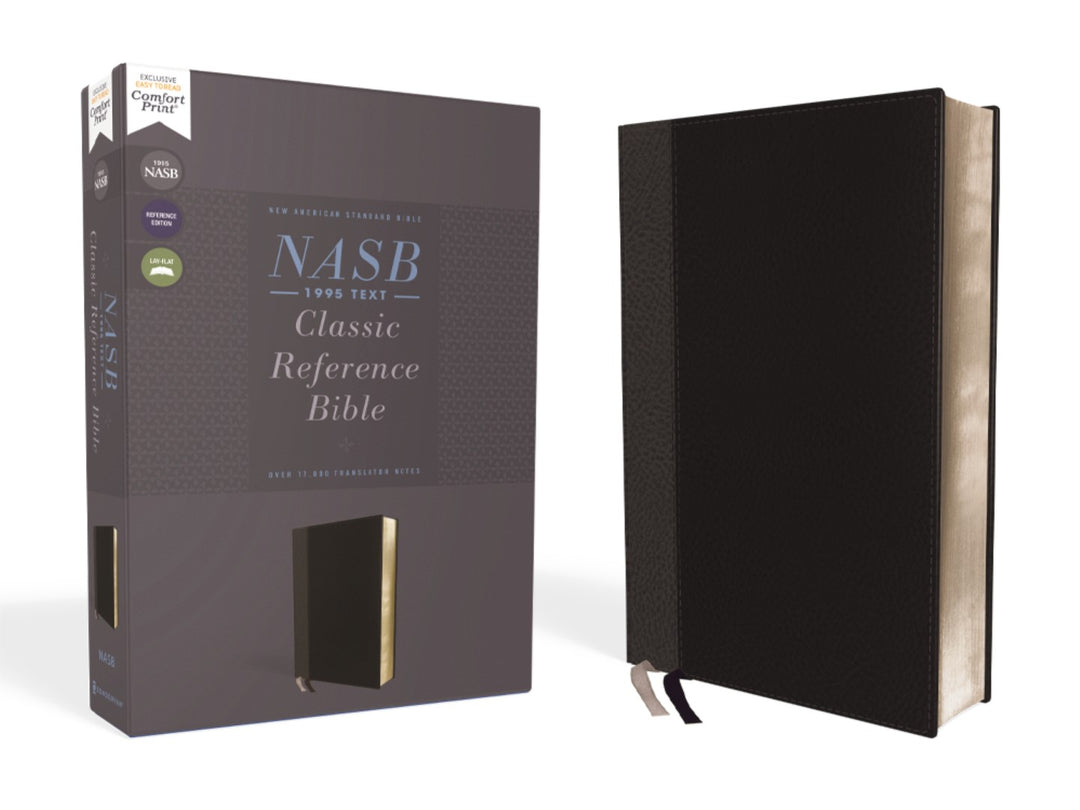NASB Classic Reference Bible, Leathersoft, Black, Red Letter