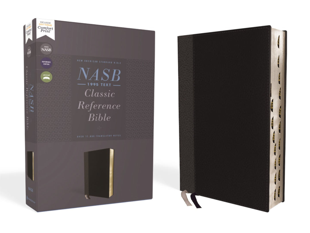 NASB Classic Reference Bible, Leathersoft, Black, Red Letter