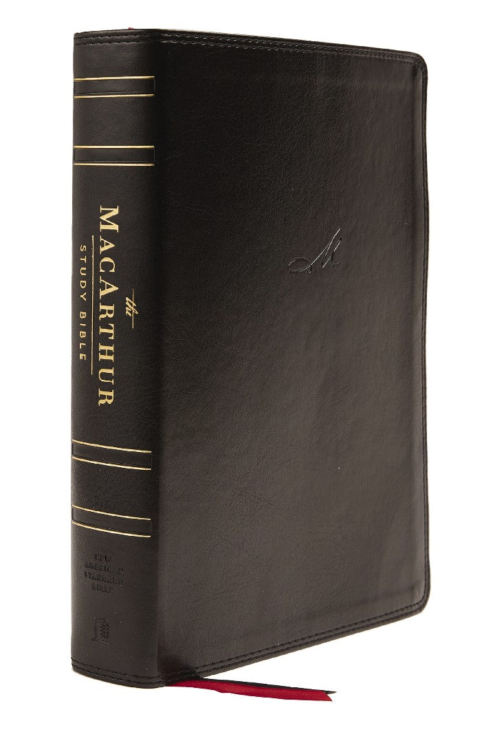 NASB Macarthur Study Bible, 2nd Edition, Leathersoft, Black