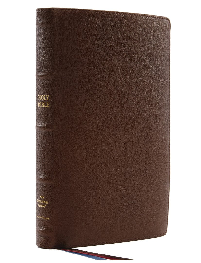 NKJV Thinline Reference Bible, Large Print, Premium Goatskin