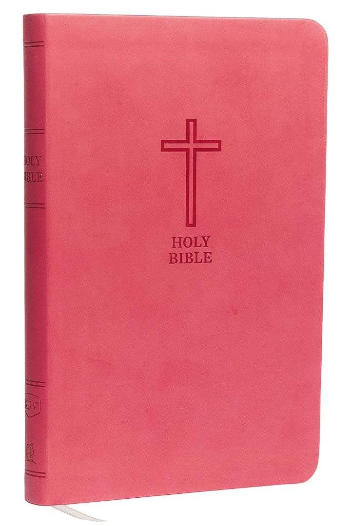 KJV Holy Bible: Value Thinline, Pink Leathersoft, Red Letter