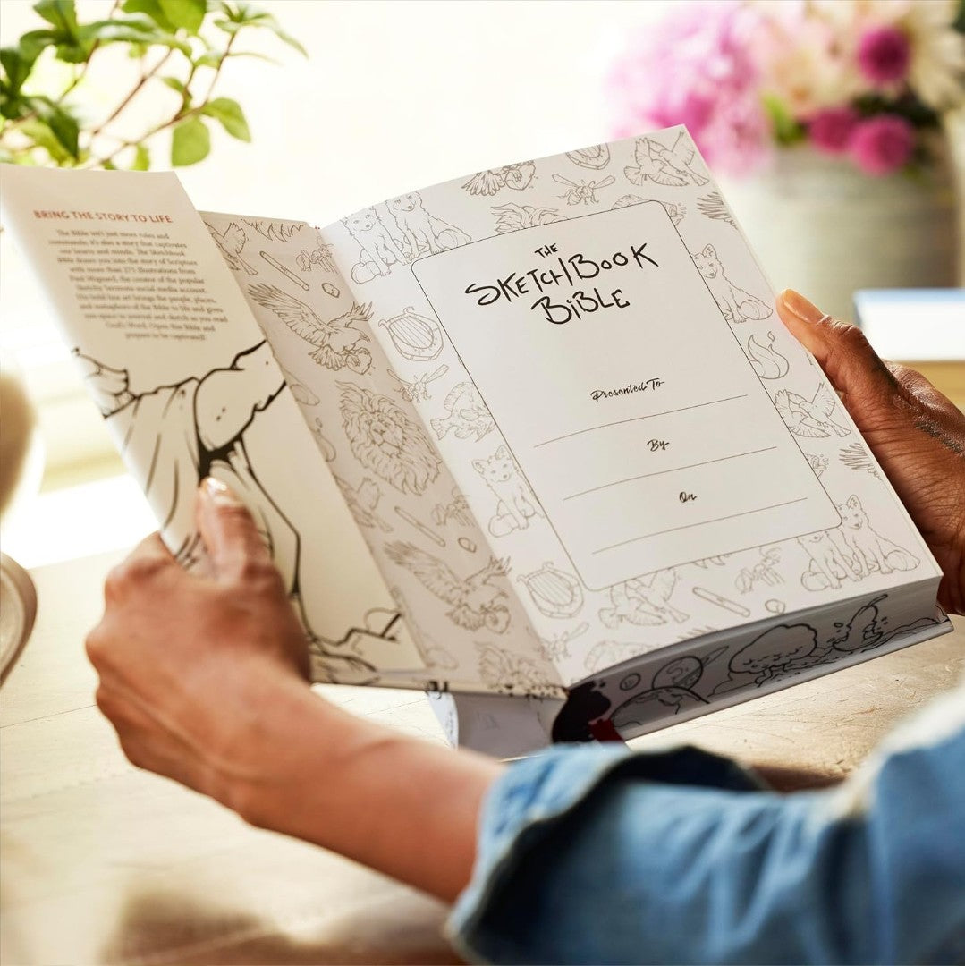 NKJV The Sketchbook Bible Teal Leathersoft