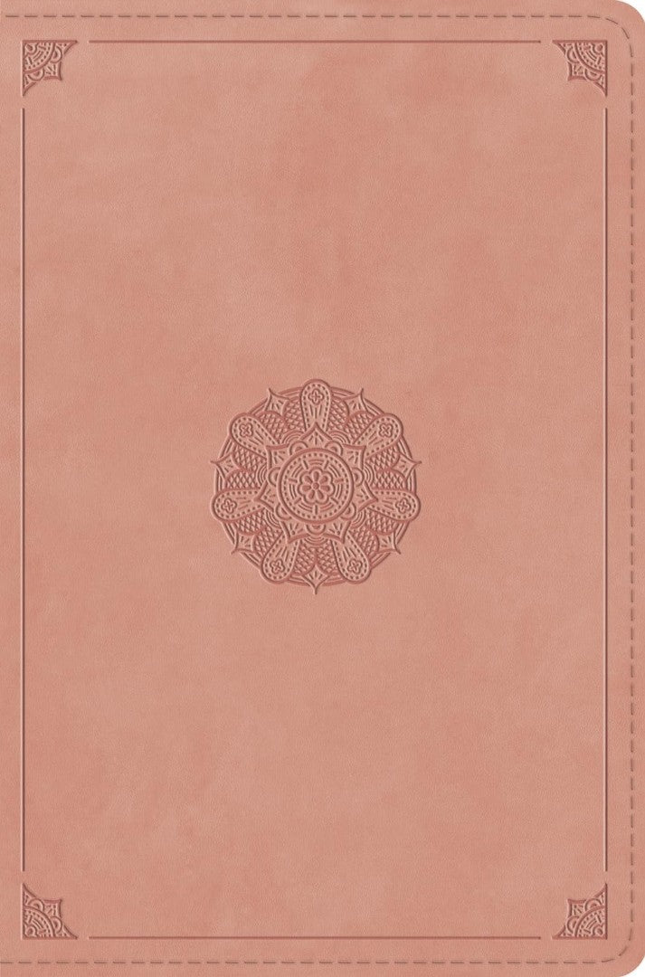 ESV Compact Bible, Blush Rose, Emblem Design