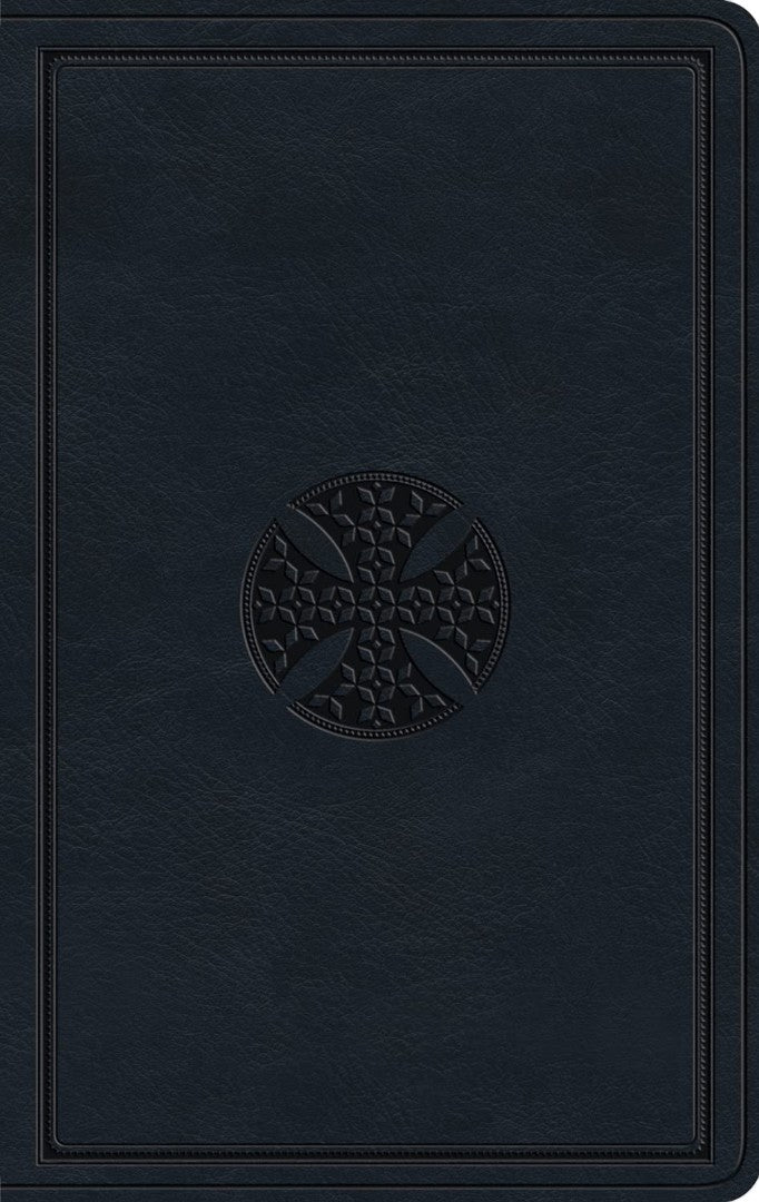 ESV Large Print Value Thinline Bible, Navy, Mosaic