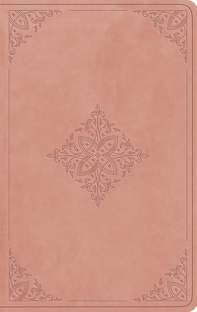 ESV Large Print Value Thinline Bible, Blush Rose