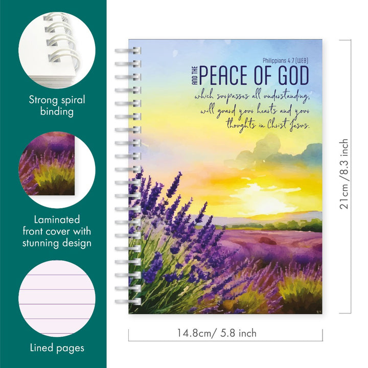 Peace of God A5 notebook - Re-vived