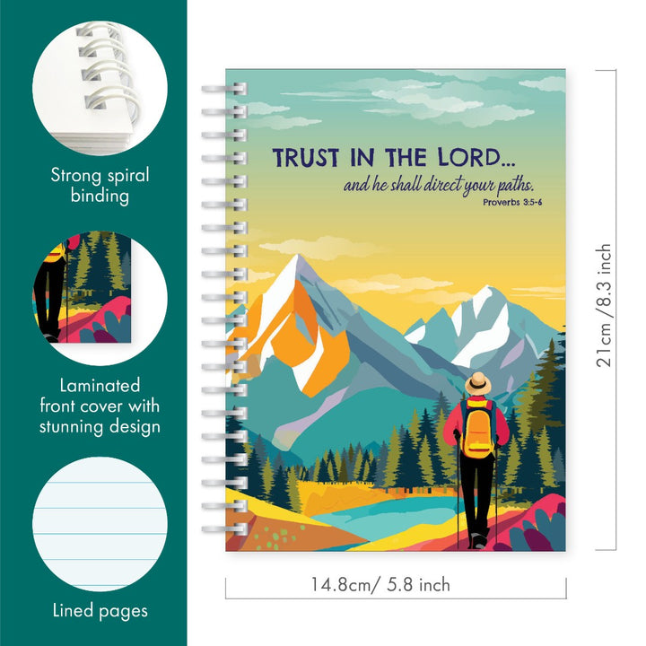 Trust in the Lord A5 Notebook - Re-vived