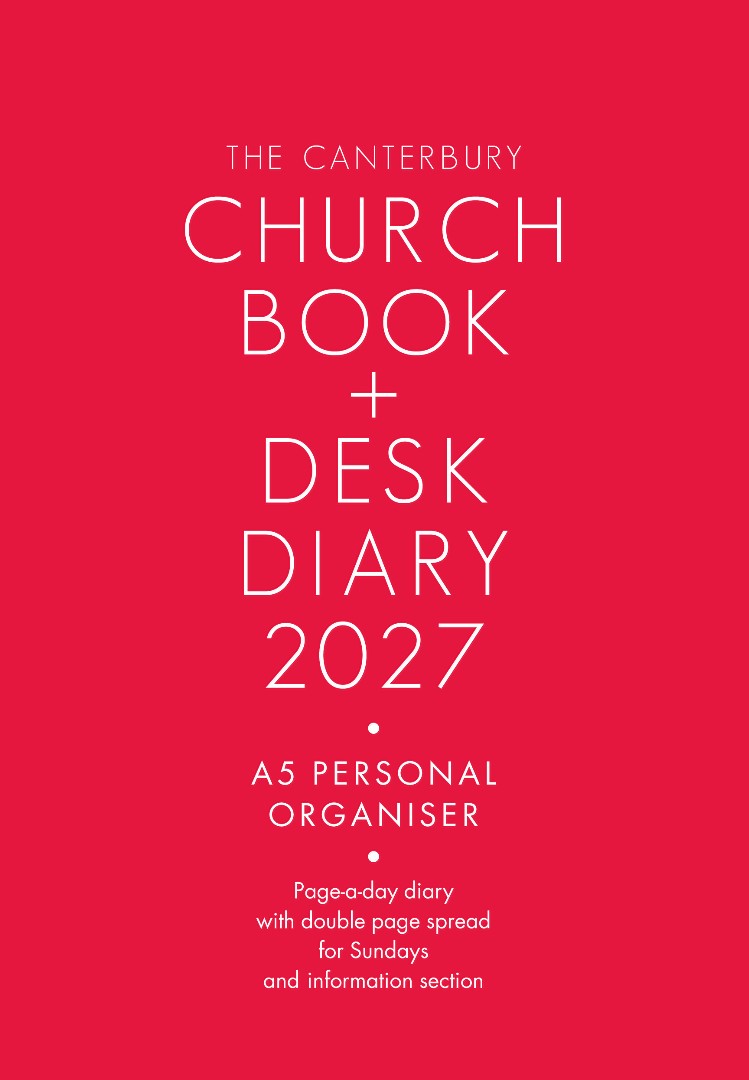 Canterbury Church Book and Desk Diary 2027 A5 - Re-vived