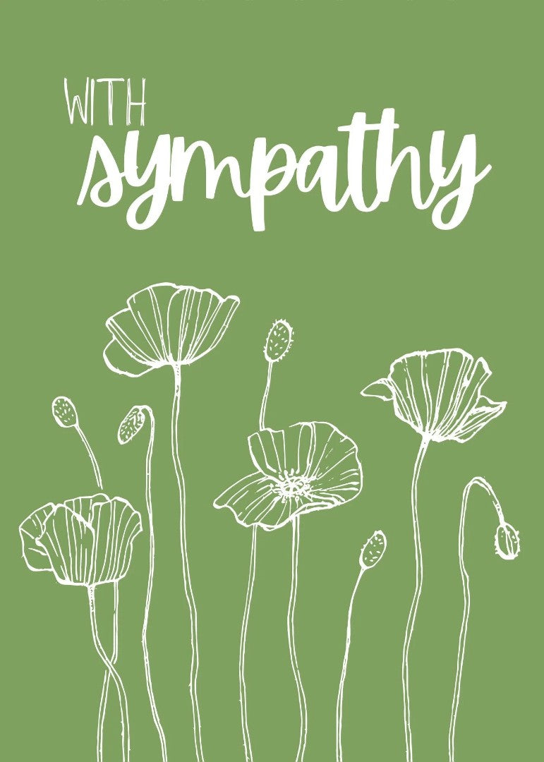 With Sympathy Card (pack of 6)
