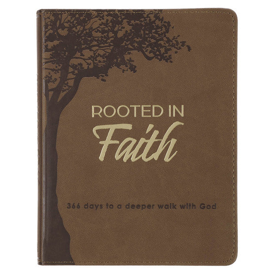 Devotional Rooted In Faith Faux Leather