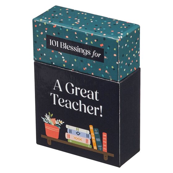 101 Blessings For A Great Teacher Confetti Box of Blessings - Re-vived
