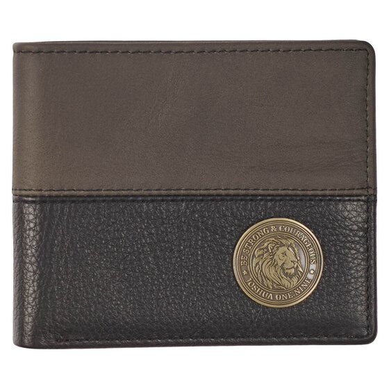 Wallet Leather Brown Trust In The Lord Prov. 3:5