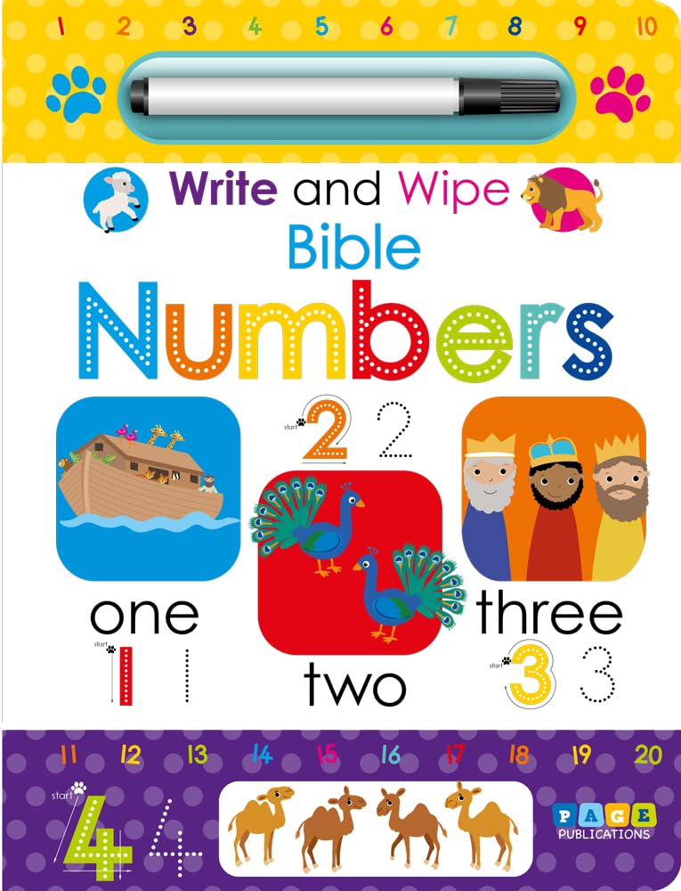Write And Wipe Bible Numbers