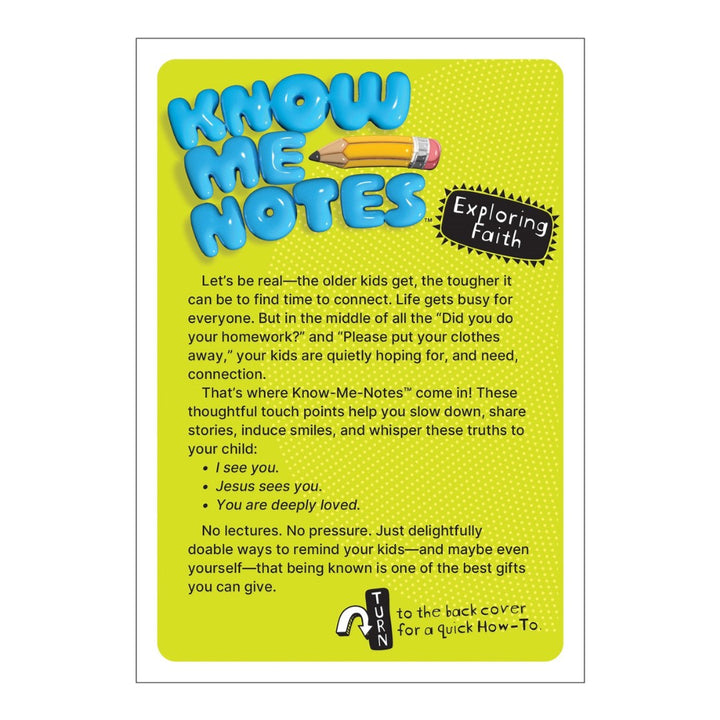 Know-Me-Notes: Exploring Faith - Re-vived
