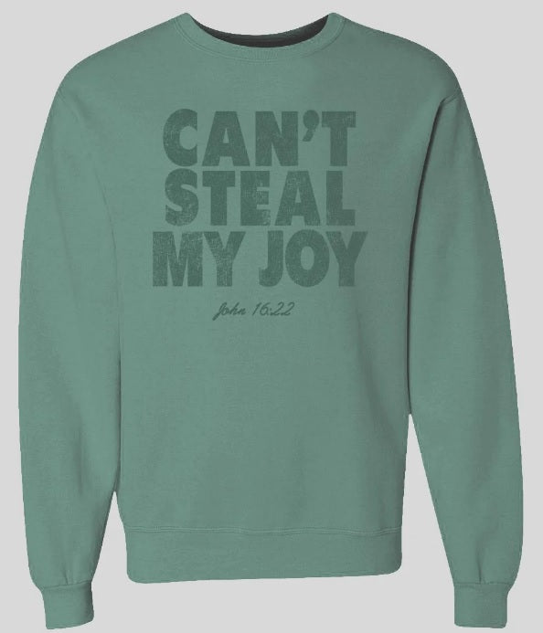 Can't Steal Joy Crew Fleece Small