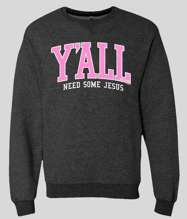 Y'All Crew Fleece XL