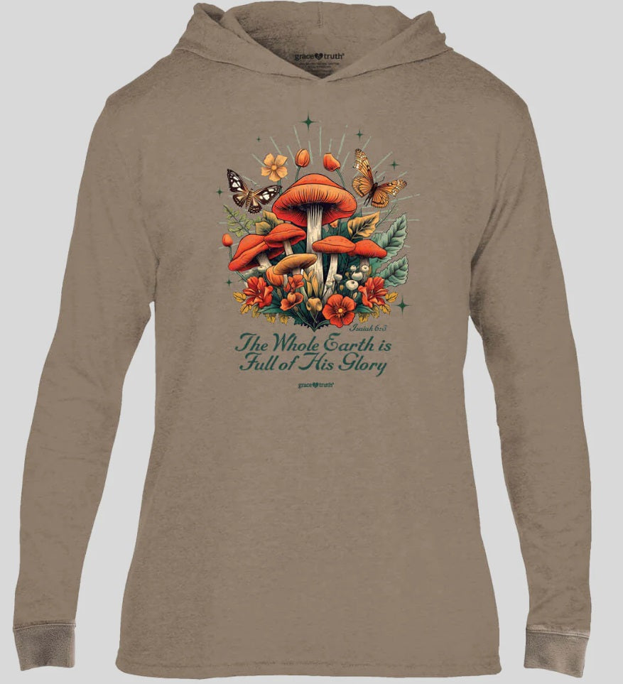 Mushrooms Hoody Tee Small