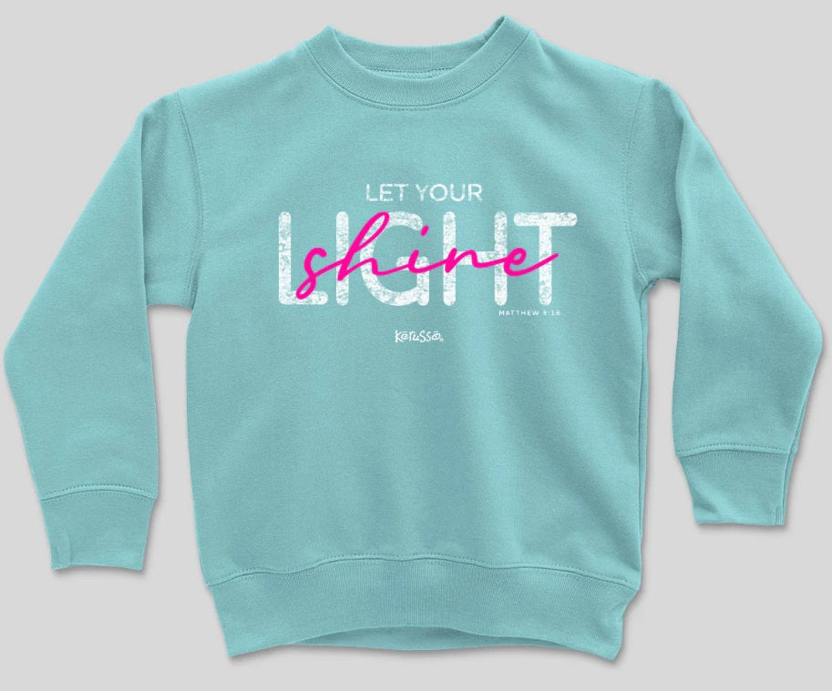 Shine the Light Kids Crew Fleece Large