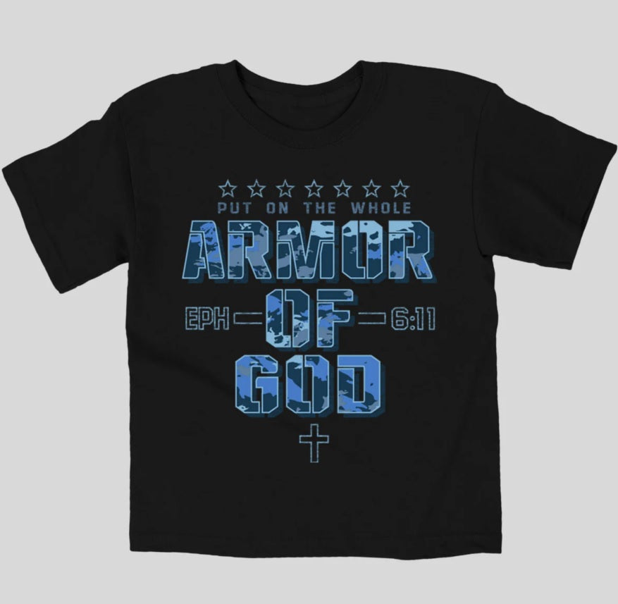 Armor Camo Kids T-Shirt Small - Re-vived
