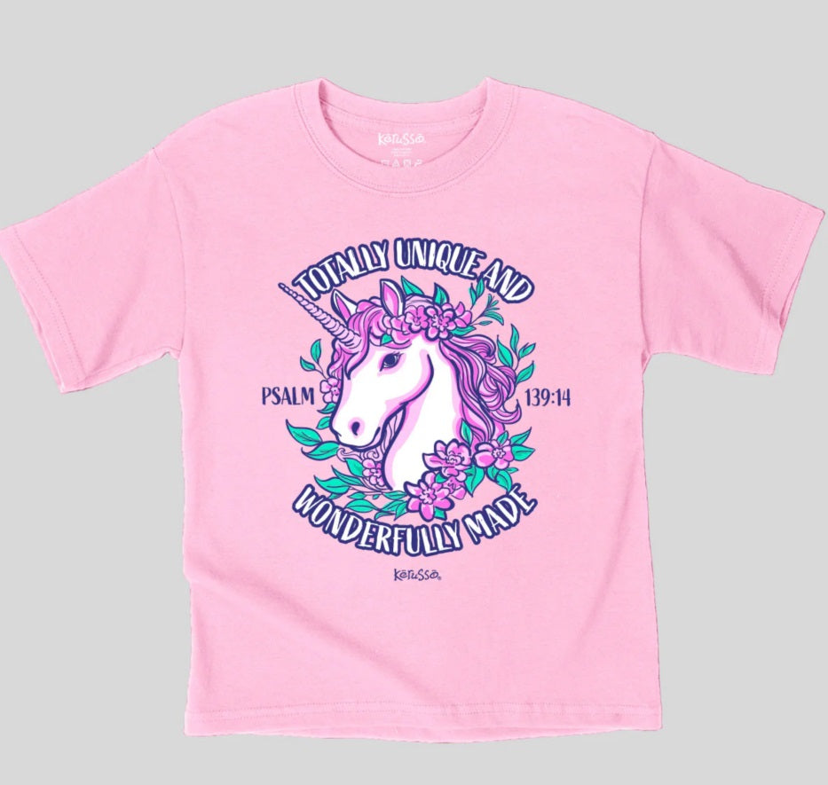 Unique Unicorn Kids T-Shirt Medium - Re-vived