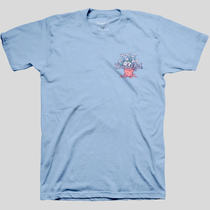 Blooms Cherished Girl T-Shirt Small - Re-vived