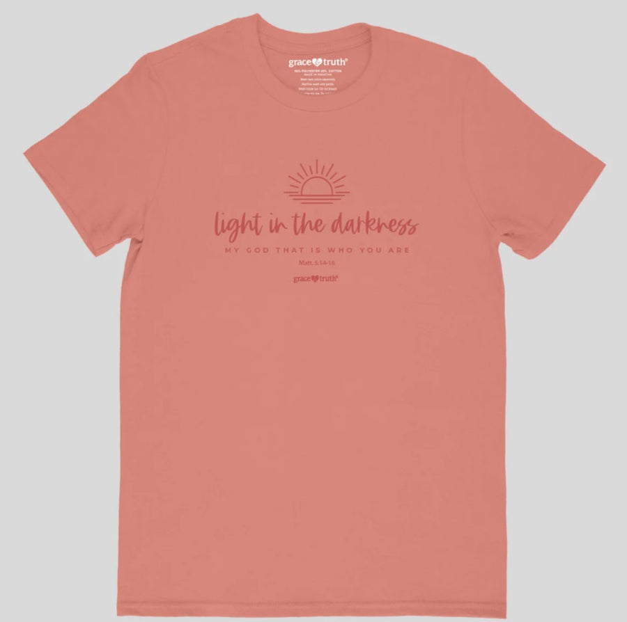 Light in the Darkness Grace & Truth T-Shirt 2XL - Re-vived