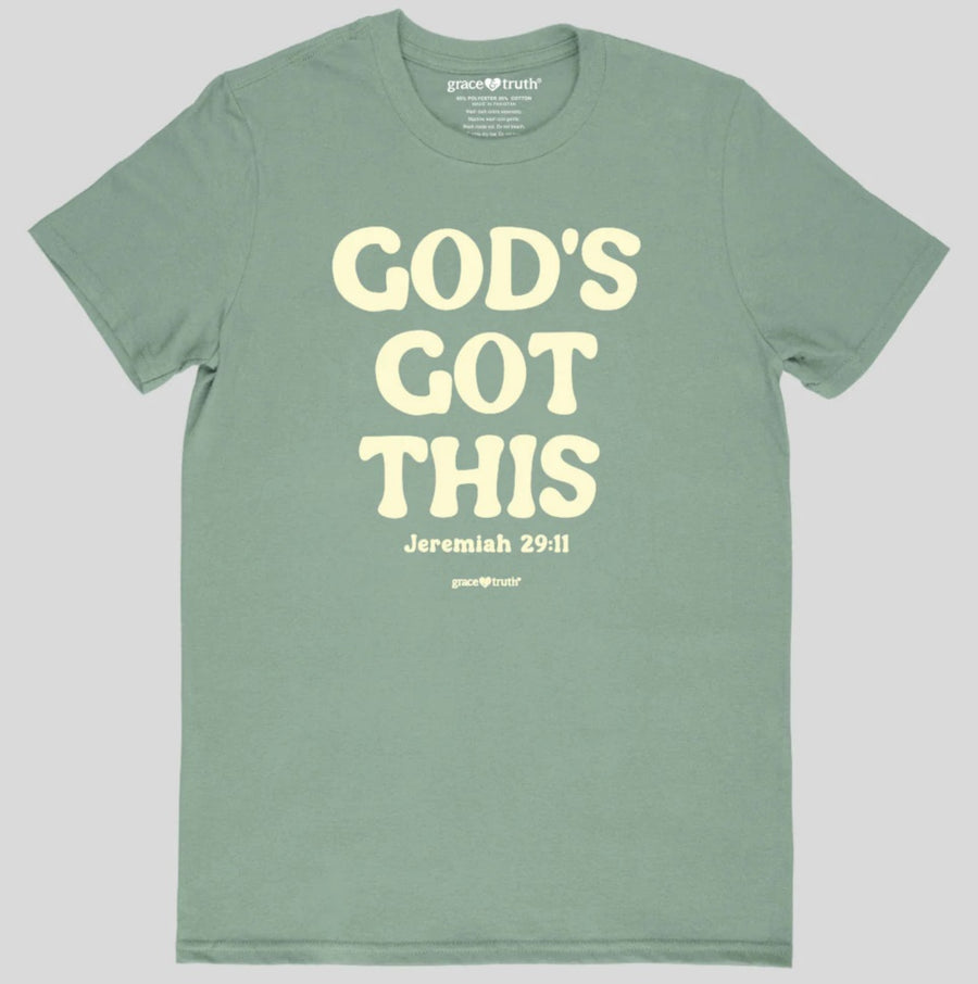 God's Got This Grace & Truth T-Shirt Large - Re-vived