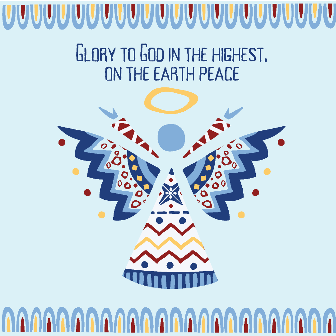 Glory to God Angel Christmas Cards (pack of 10)
