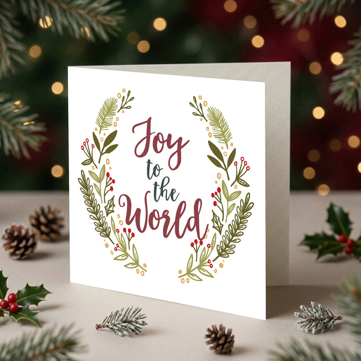 Joy to the World Christmas Cards (pack of 10)