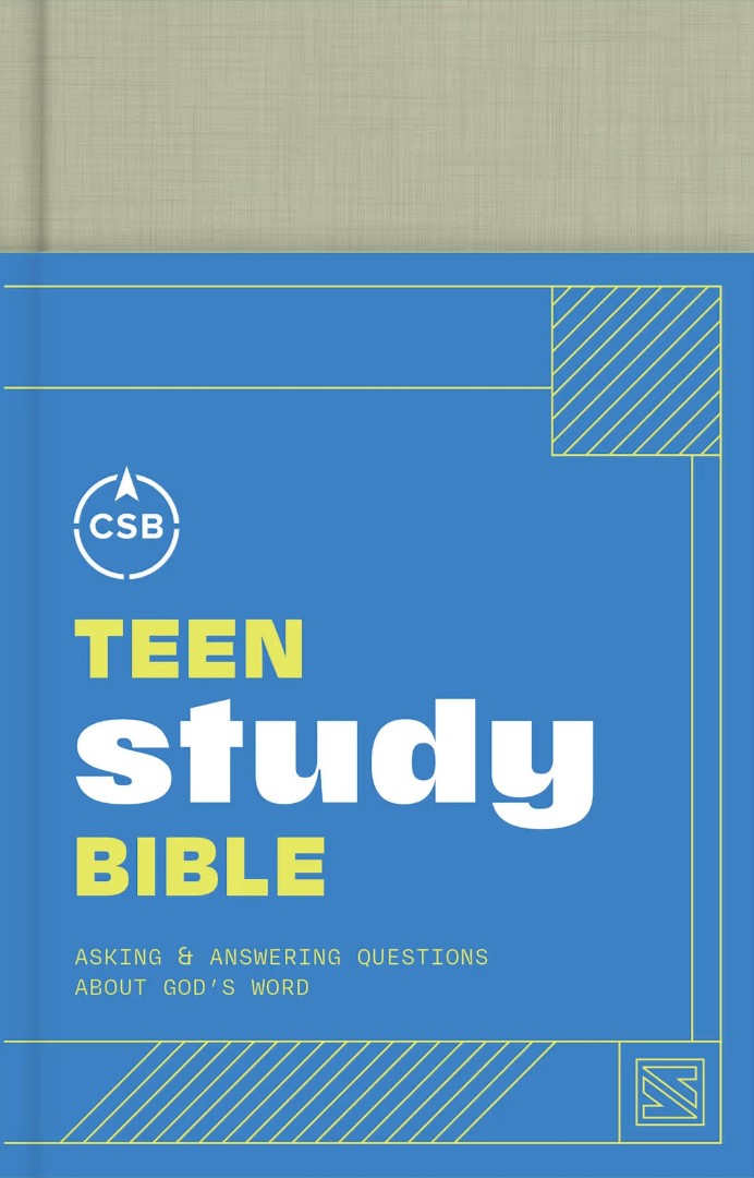 CSB Teen Study Bible, Optimal Type, Gray Hardcover - Re-vived