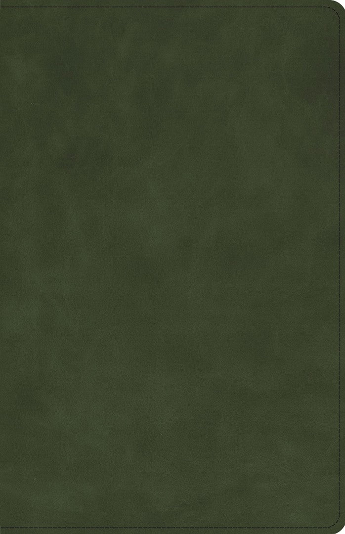 CSB Large Print Personal Size Reference Bible, Olive - Re-vived