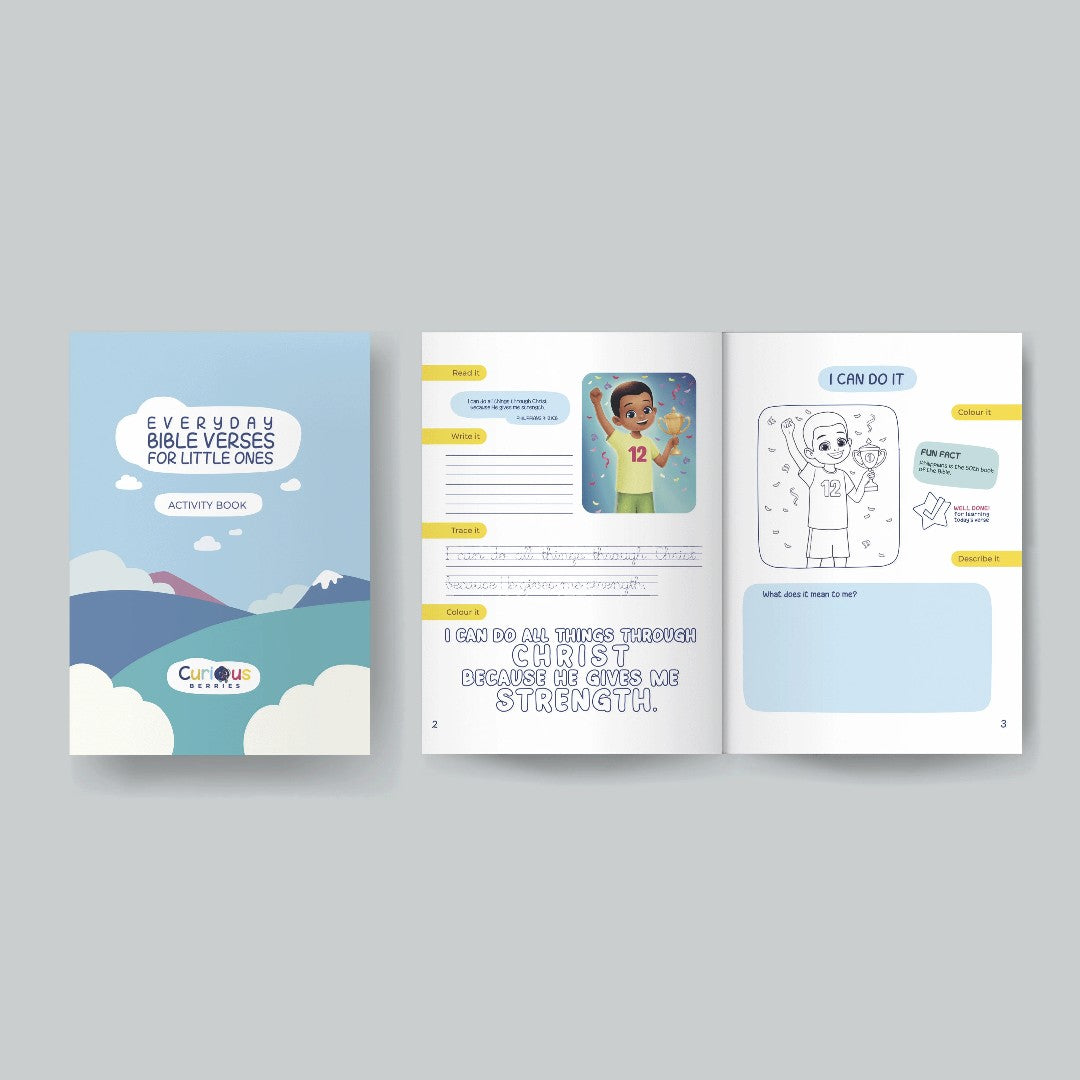 Everyday Bible Verses for Little Ones Activity Book - Re-vived