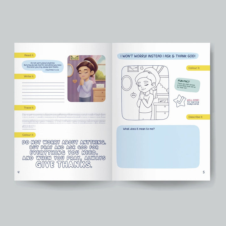 Everyday Bible Verses for Little Ones Activity Book - Re-vived
