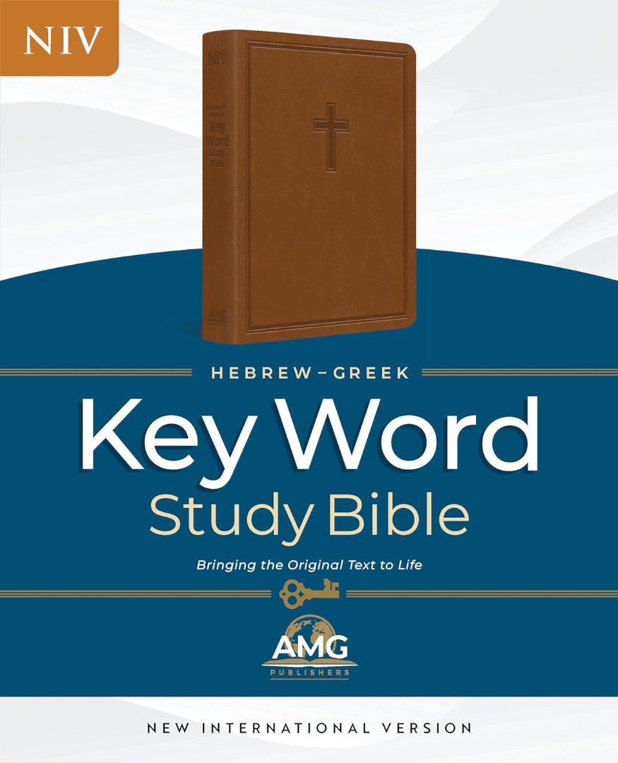 Hebrew-Greek Key Word Study Bible, Brown, Indexed