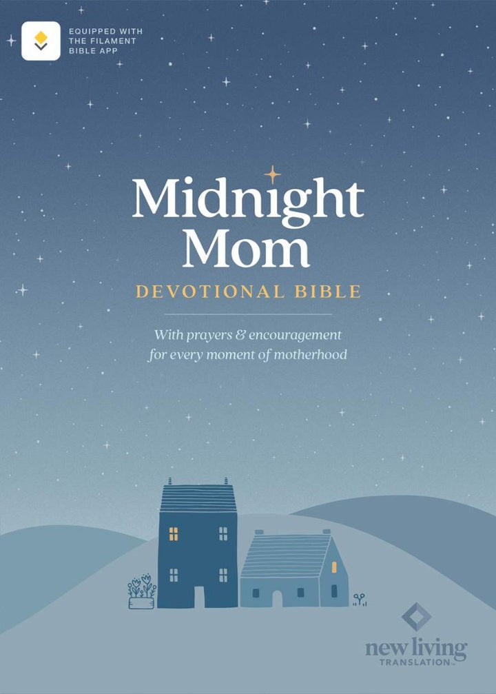 NLT Midnight Mom Devotional Bible - Re-vived
