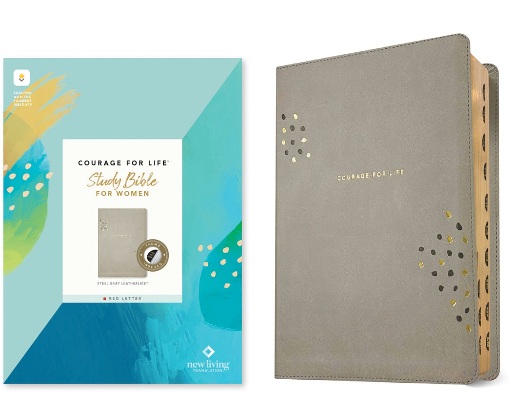 NLT Courage for Life Study Bible for Women, Filament Enabled - Re-vived