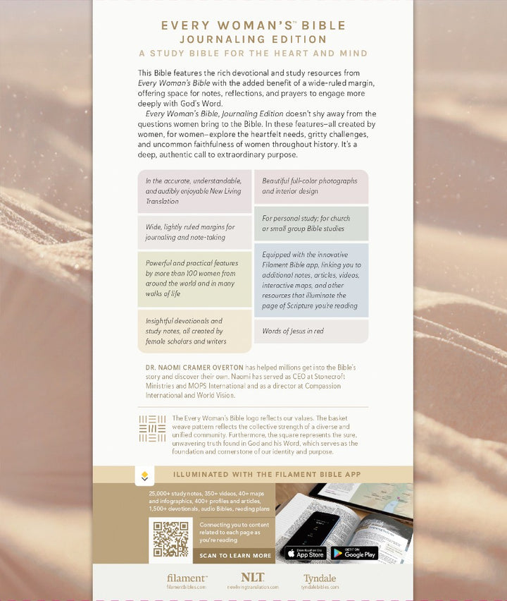 NLT Every Woman's Bible, Journaling Edition - Re-vived