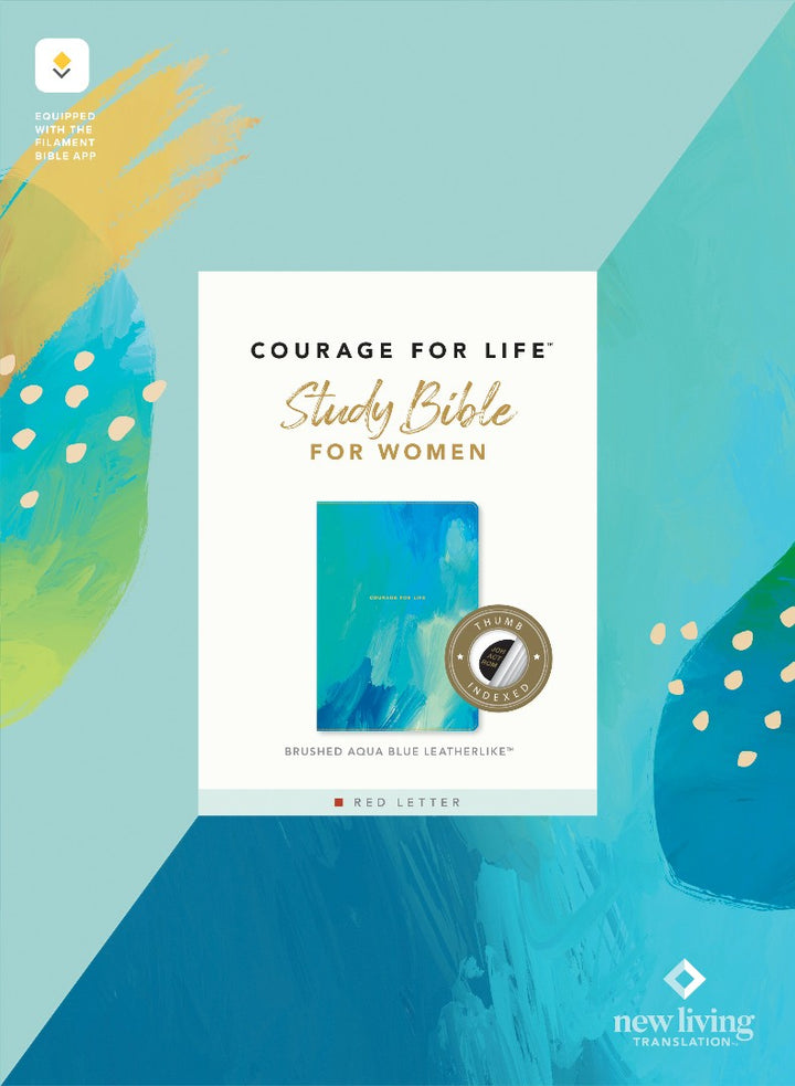 NLT Courage for Life Study Bible for Women, Filament Enabled - Re-vived