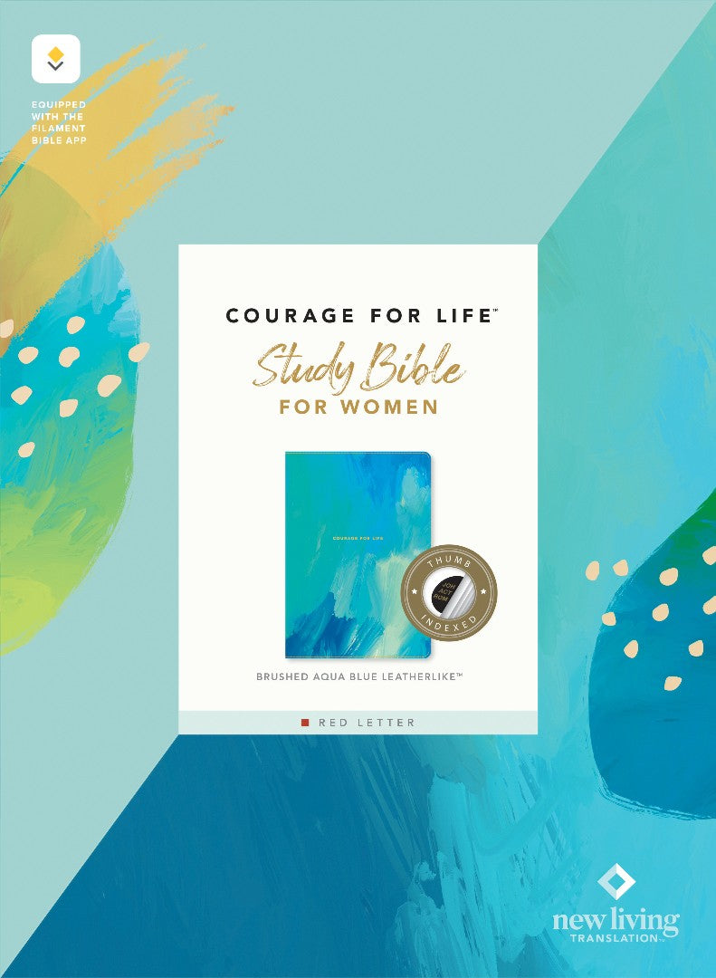 NLT Courage for Life Study Bible for Women, Filament Enabled - Re-vived