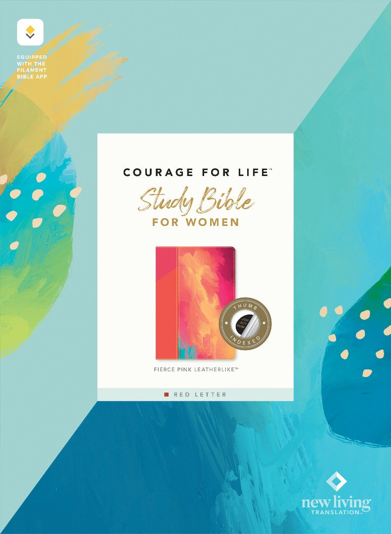 NLT Courage for Life Study Bible for Women, Filament Enabled - Re-vived